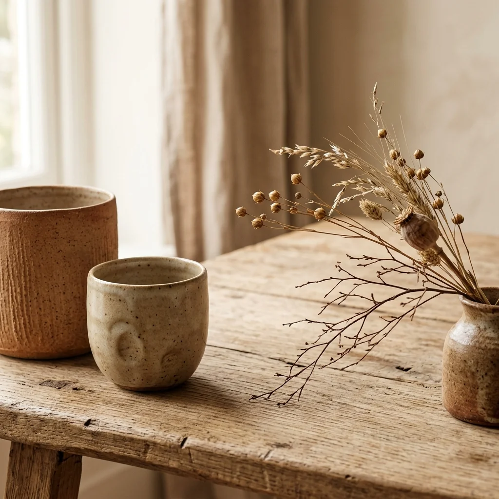 Grounded Artisan Elements representing stability and growth