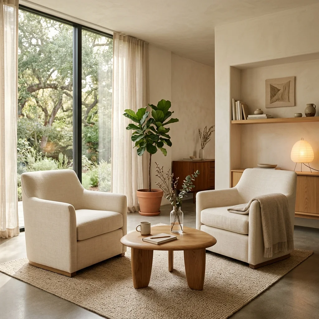 Serene Therapy Room